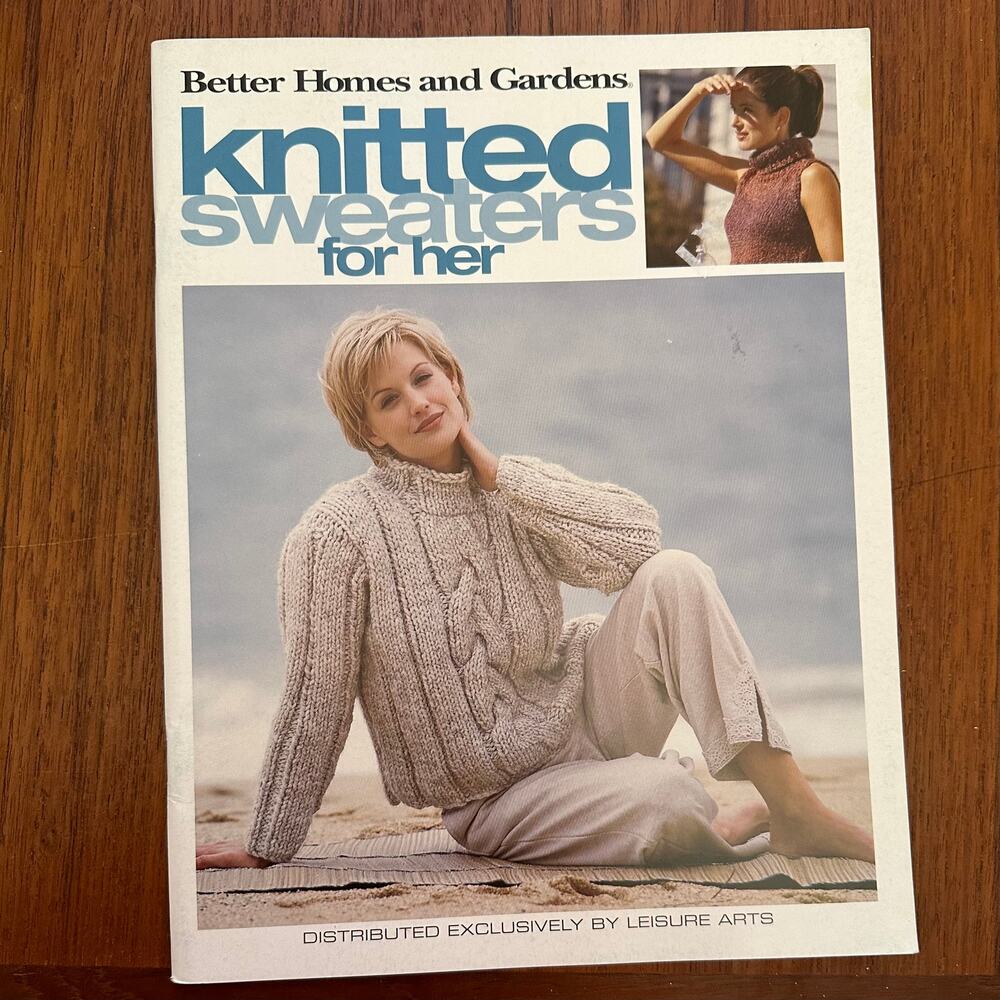 BH&G Knitted Sweaters for Her Pattern Book